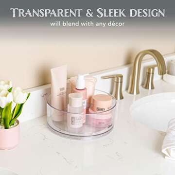 Oizeir Lazy Susan Turntable - 360-Degree Organizer for Home