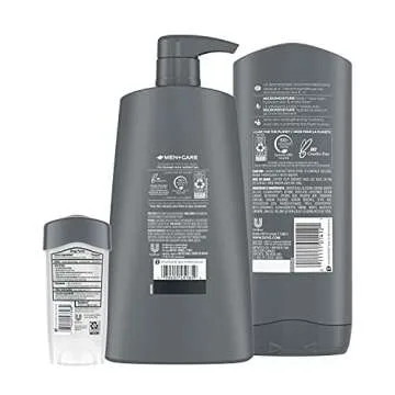 DOVE MEN + CARE Hair + Skin Care Regimen Personal Care for Men Clean Comfort + Fresh & Clean Body Wa...