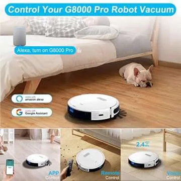 Tikom G8000 Pro Robot Vacuum and Mop for Easy Cleaning