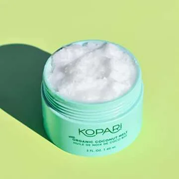 Kopari Coconut Mini Melt - All-over Skin Moisturizing, Under Eye Rescuing, Hair Conditioning + More With 100% Organic Coconut Oil, Non GMO, Vegan, Cruelty Free, Paraben Free and Sulfate Free 2.5 Oz