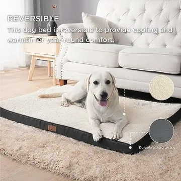 Bedsure Dog Bed for Large Dogs with Removable Cover