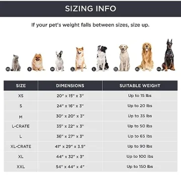 Bedsure Dog Bed for Large Dogs with Removable Cover