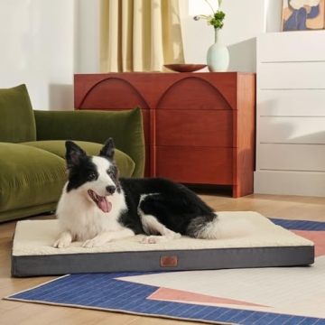 Bedsure Dog Bed for Large Dogs with Removable Cover