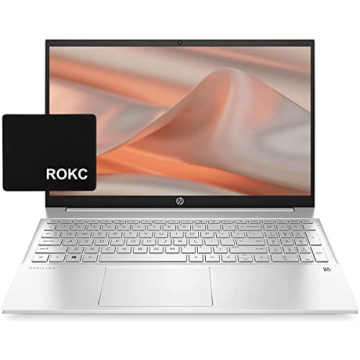 2022 HP Pavilion 15 Laptop - i7-1165G7, 32GB RAM, 1TB SSD, 15.6" FHD, Windows 11 Pro, Silver