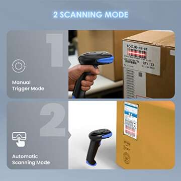 Eyoyo Wireless Barcode Scanner for Quick Inventory Management