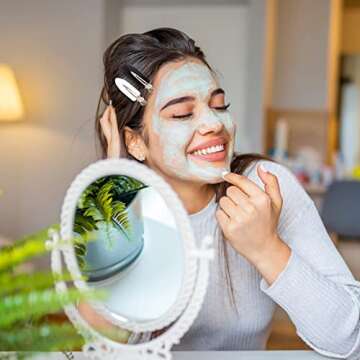 AMMON Hair Clips 10 Pcs No bend Hair Clips Makeup Hair Clips No Crease Hair Clip Creaseless Hair Clips for Salon Styling Flat Hair Clip for Women and Girls (4 Black, 3 White, 3 Pink)