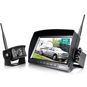 ZEROXCLUB Digital Wireless Backup Camera System Kit for RVs and Trucks