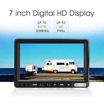 ZEROXCLUB Wireless Backup Camera System for RVs