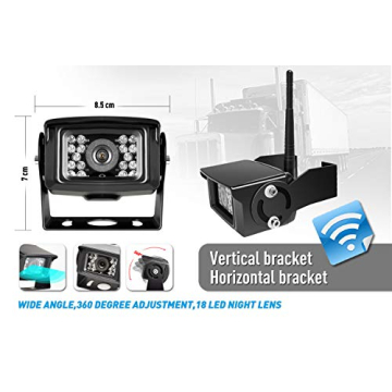 ZEROXCLUB Wireless Backup Camera System for RVs