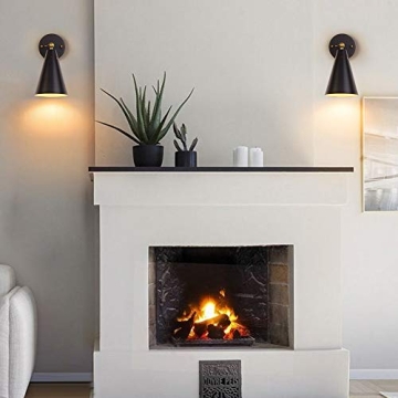 MWZ Modern Black Wall Sconces – Stylish and Versatile Lighting.