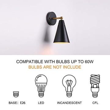 MWZ Modern Black Wall Sconces – Stylish and Versatile Lighting.