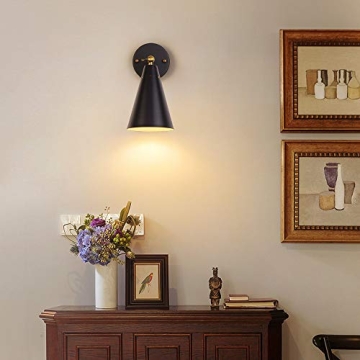 MWZ Modern Black Wall Sconces – Stylish and Versatile Lighting.