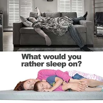 Better Habitat SleepReady Portable Floor Bed | 3 inch 100% CertiPUR-US Memory Foam | Twin, Single | Sleeping Pad, Camping Mattress | Roll Out, Foldable, Waterproof Cover, Travel Bag | 1 yr Warranty