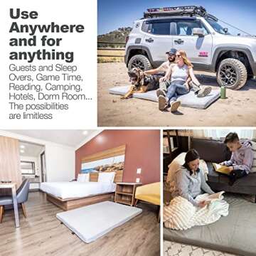 Better Habitat SleepReady Portable Floor Bed | 3 inch 100% CertiPUR-US Memory Foam | Twin, Single | Sleeping Pad, Camping Mattress | Roll Out, Foldable, Waterproof Cover, Travel Bag | 1 yr Warranty