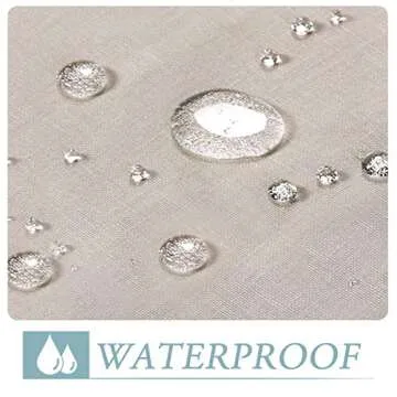 H.VERSAILTEX Outdoor Linen Sheer Curtains - Durable and Elegant