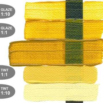 Pro-Art Golden Heavy Body Acrylic Paint 2oz Nickel AZO Yellow