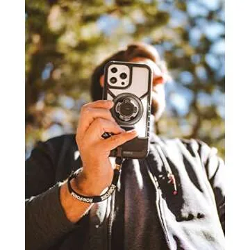 Rokform - iPhone 13 Pro Max Case, Crystal Series, Dual Magnet Plus MagSafe Compatible, Slim Magnetic Clear Apple Case, iPhone Cover with RokLock Twist Lock, Drop Tested Armor (Clear)