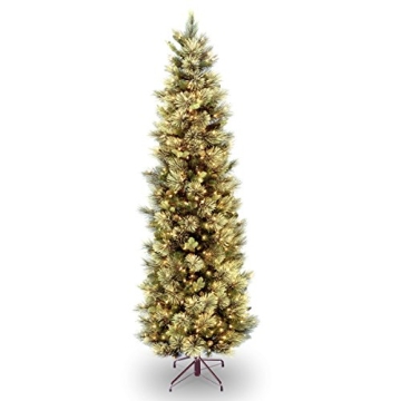 National Tree Company Pre-lit Artificial Christmas Tree | Includes Pre-strung White Lights and Stand...