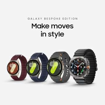 Samsung Galaxy Watch Ultra Bespoke Edition 47mm LTE AI Smartwatch Energy Score, Wellness Tips, Heart...