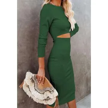 Stylish Pink Queen Bodycon Midi Dress for Women