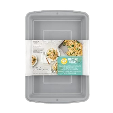 Wilton Non-Stick Baking Pan with Lid 9x13 Inch Steel