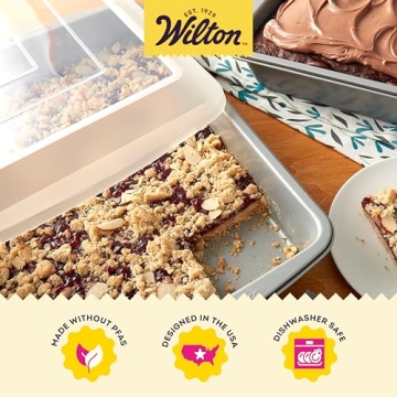 Wilton Non-Stick Baking Pan with Lid 9x13 Inch Steel