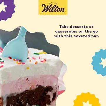 Wilton Non-Stick Baking Pan with Lid 9x13 Inch Steel