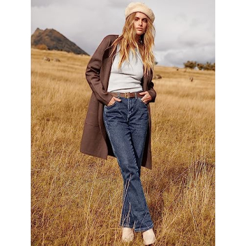 ANRABESS Women’s Open Front Cardigan – Stylish & Cozy for Fall Outerwear