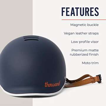 Thousand Adult Bike Helmet - Stylish Safety for Skate & Cycle