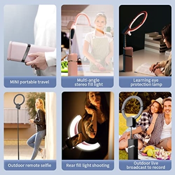 yAyusi Portable Ring Light - Perfect for Creators, 79" Tripod