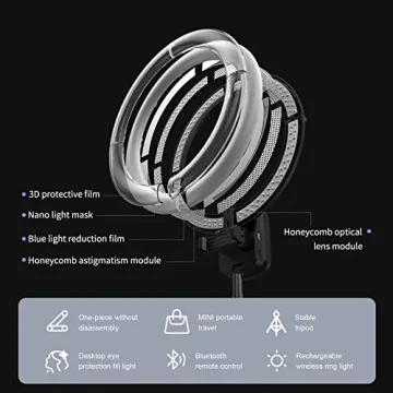 yAyusi Portable Ring Light - Perfect for Creators, 79" Tripod