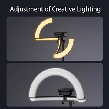 yAyusi Portable Ring Light - Perfect for Creators, 79" Tripod