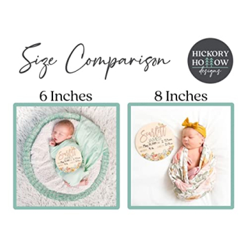 Personalized Birth Stat Sign for Newborns - Unique Nursery Decor