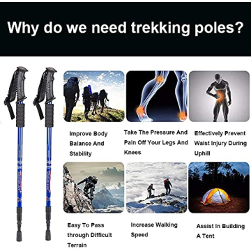Aihoye Trekking Poles: Lightweight Adjustable Hiking Sticks