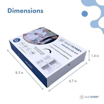 Old Nobby 115-Piece Chemistry Model Kit for Learning