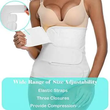 PAZ WEAN Abdominal Binder for Post Surgery Recovery