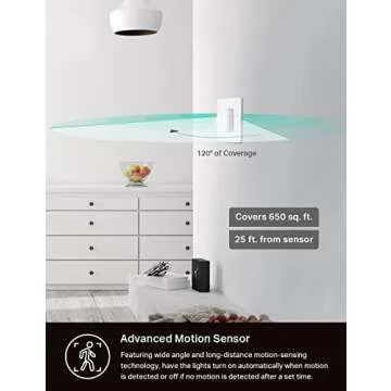 Kasa Smart Motion Sensor Dimmer Switch - Easy Voice Control