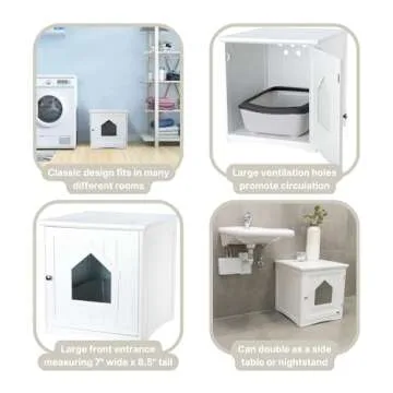 TRIXIE Stylish Litter Box Enclosure for Cats