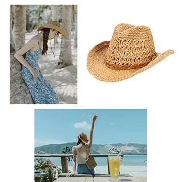 Stylish Summer Cowboy Hat for Family Outings