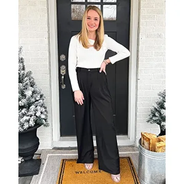 GRAPENT High-Waisted Wide Leg Pants for Women