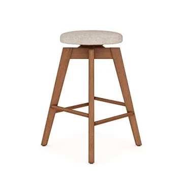 Amalia Kitchen Bar Stool with 360 Swivel Seat Design