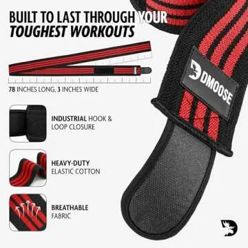 DMoose Compression Knee Sleeves for Ultimate Workout Support