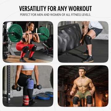 DMoose Compression Knee Sleeves for Ultimate Workout Support