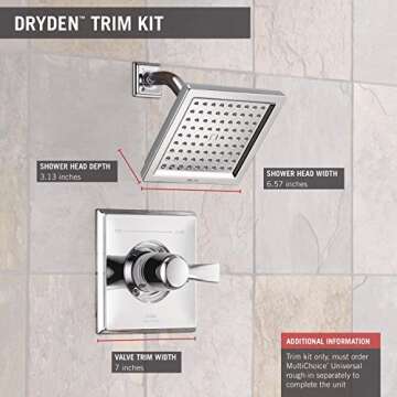 Delta Dryden 14 Series Shower Faucet Set with Full Body Spray