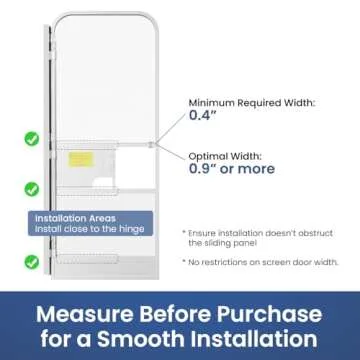 Safoner RV Screen Door Closer with Adjustable Tension