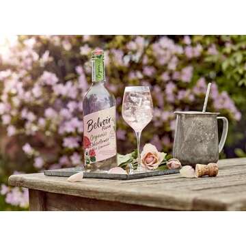 Belvoir Fruit Farms Elderflower and Rose Lemonade 750ml | Elegant Floral Lemonade | Natural Rose and Elderflower Extracts | Refreshing and Delicate | Perfect for Any Occasion