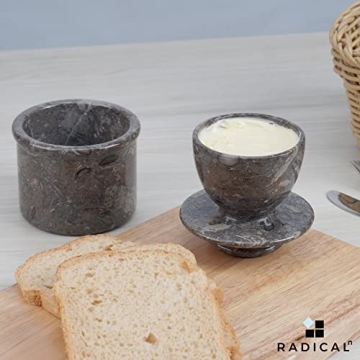 Radicaln Marble Butter Keeper for Elegant Kitchen Storage