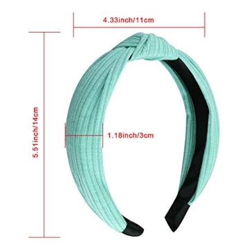 Colorful SIQUK 12 Piece Knot Headband Set