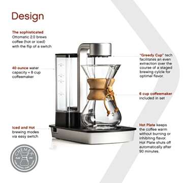 Chemex Ottomatic Coffeemaker Set for Effortless Brewing