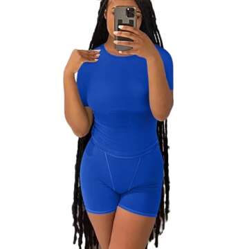 ZFLM Casual Workout Two Piece Set for Women - Comfortable & Stylish